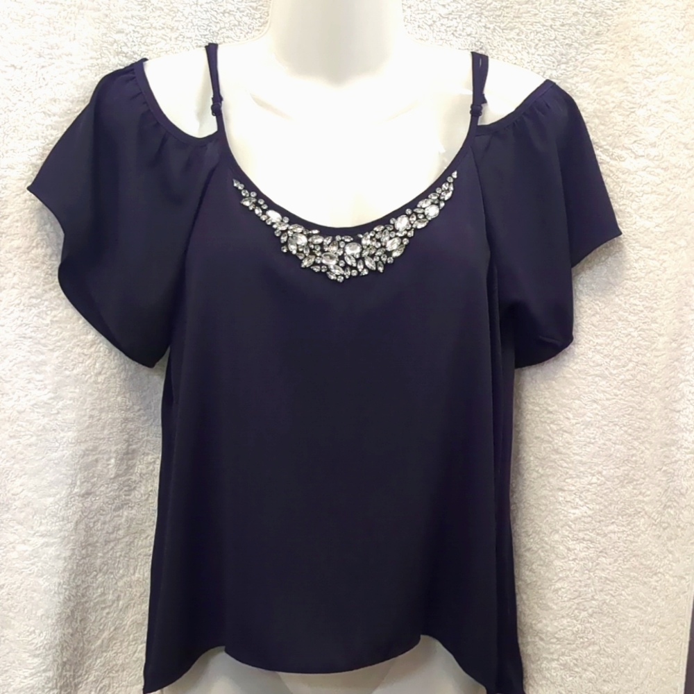Cold shoulder top Party Top